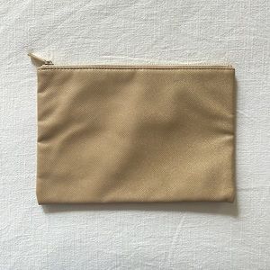 NEW Gold Clutch/ Makeup Bag